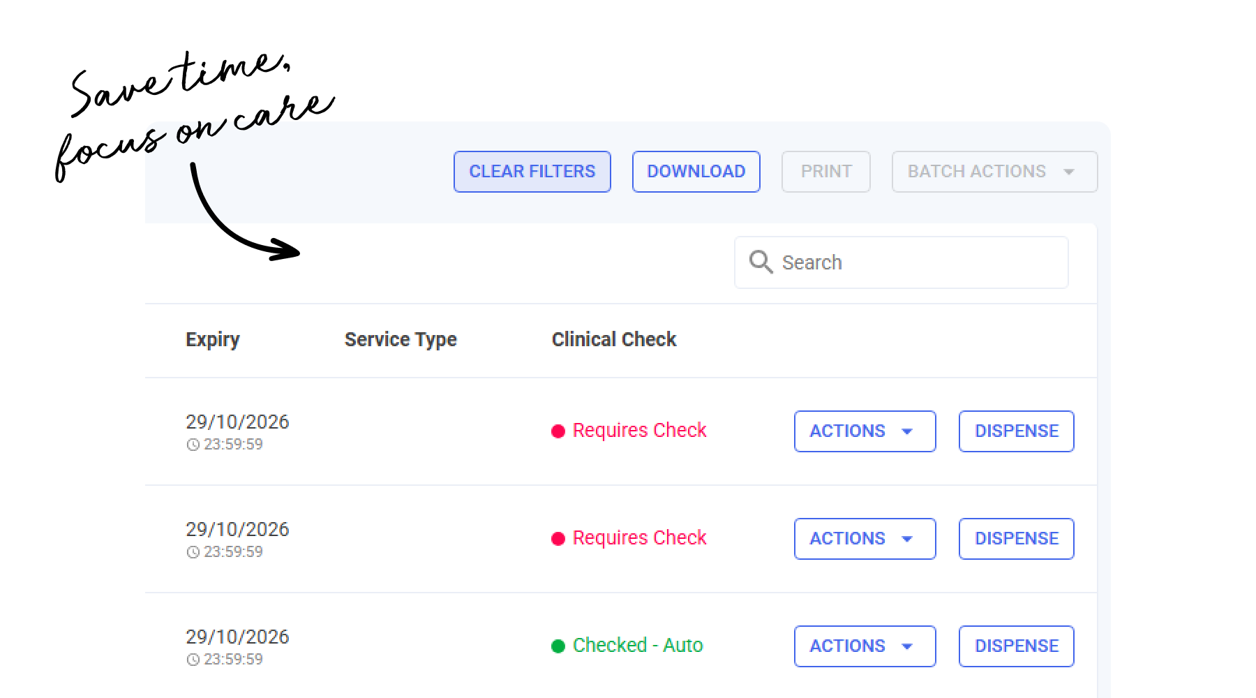 Auto Clinical Check hover